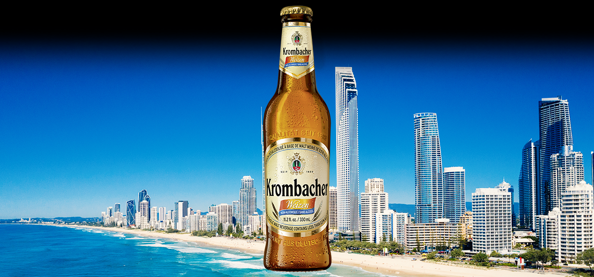 Krombacher Weizen non alcoholic Krombacher International
